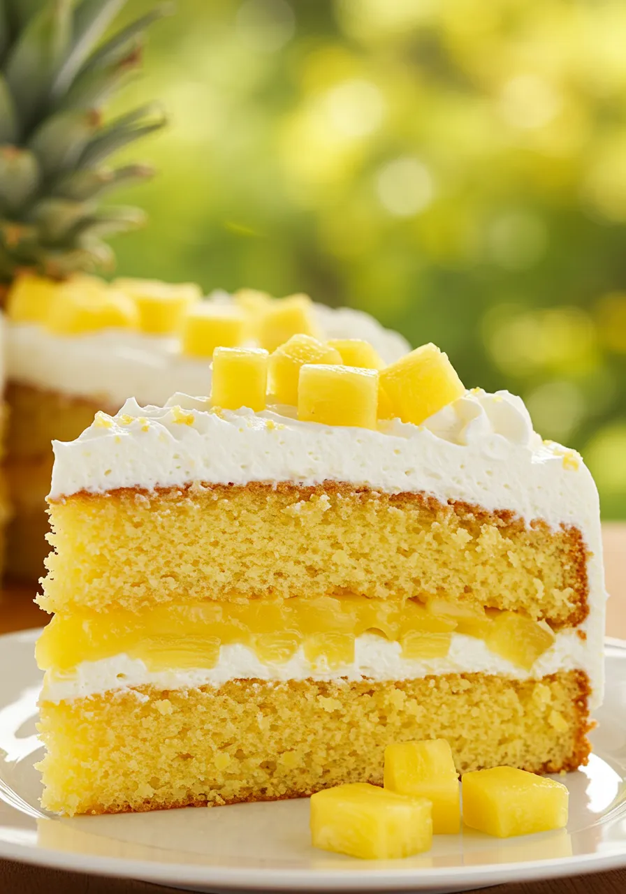 Fresh Pineapple Cake
